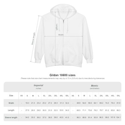 Zip Hoodie — NO SIGNAL (human rights) - Image 3